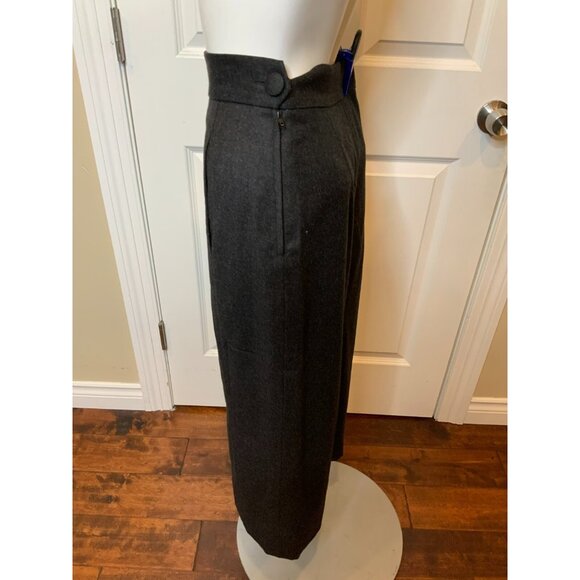 Moschino Couture Gray Wool Midi Pencil Skirt, Size 12 (US), 46 (IT) - Picture 4 of 7